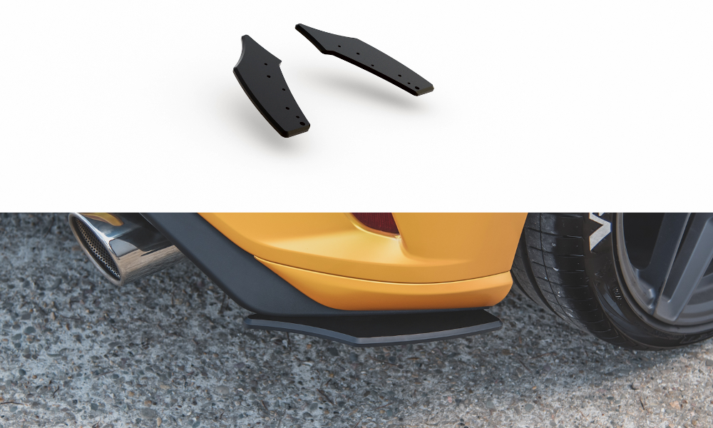 Sport Durabilité Lame Du Pare Chocs Arriere Ford Focus ST Mk4 FOFO4STCNC-RSD1BRB