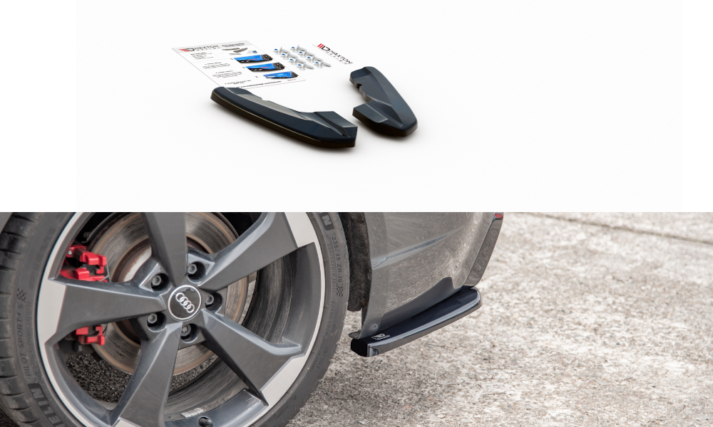 Lames De Pare-Chocs Arrière Latérales V.2 Audi RS3 8V Sportback AU-RS3-8V-RSD2G
