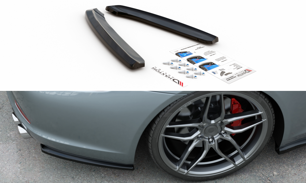 Lames De Pare-Chocs Arrière Latérales Porsche 911 Carrera 991 PO-911-991-RSD1G