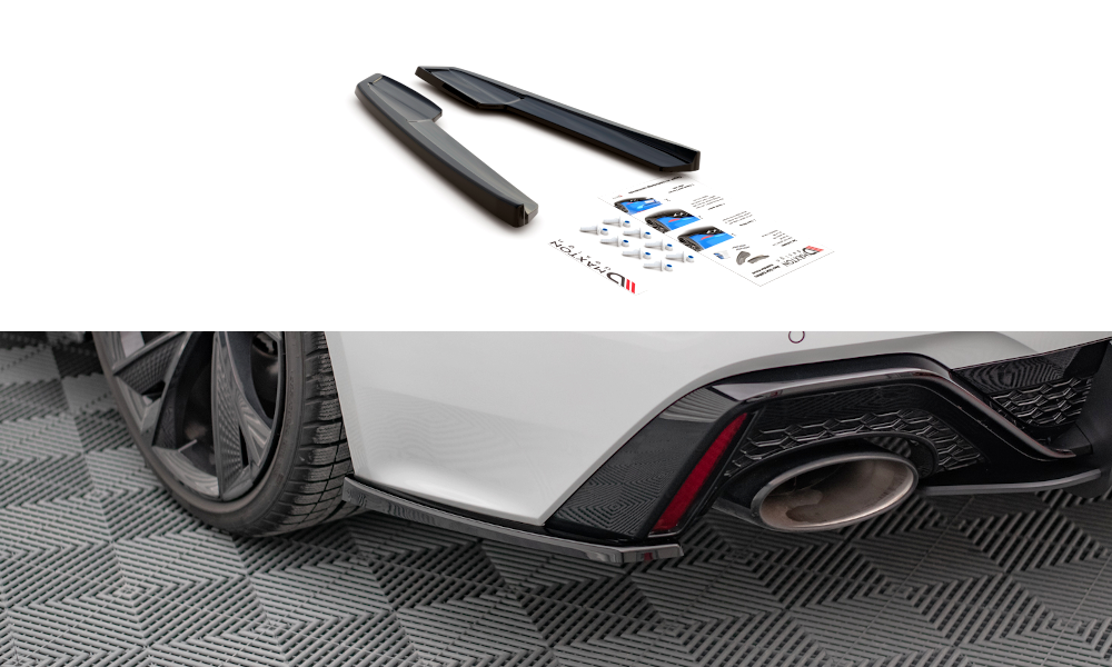 Lames De Pare-Chocs Arrière Latérales V.1 Audi RS6 C8 / RS7 C8 AU-RS6-C8-RSD1G