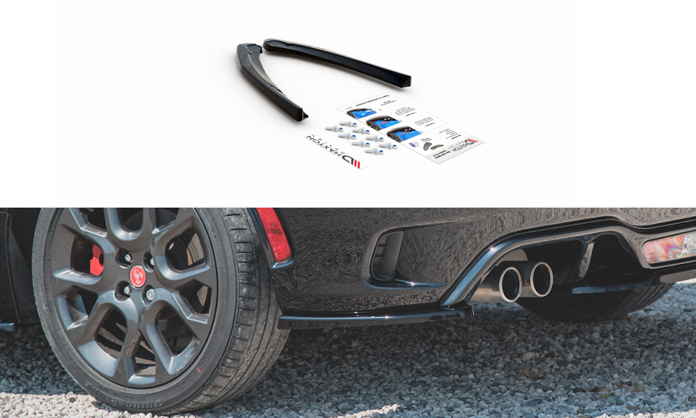 Lames De Pare-Chocs Arrière Latérales Fiat 124 Spider Abarth FI-124-1-AB-RSD2G