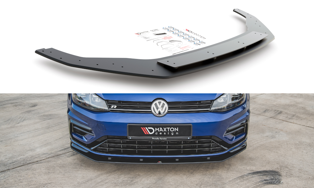 Sport Durabilité Lame Du Pare-Chocs Avant VW Golf 7 R / R-Line Facelift VWGO7FRCNC-FD2B