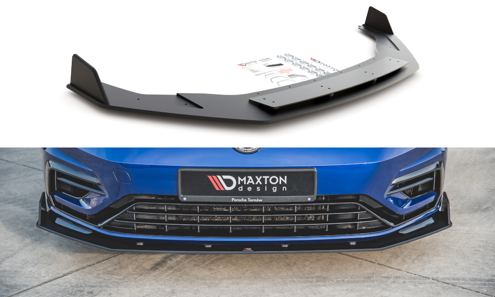 Sport Durabilité Lame Du Pare-Chocs Avant V.2 VW Golf 7 R / R-Line Facelift VWGO7FRCNC-FD3BRB