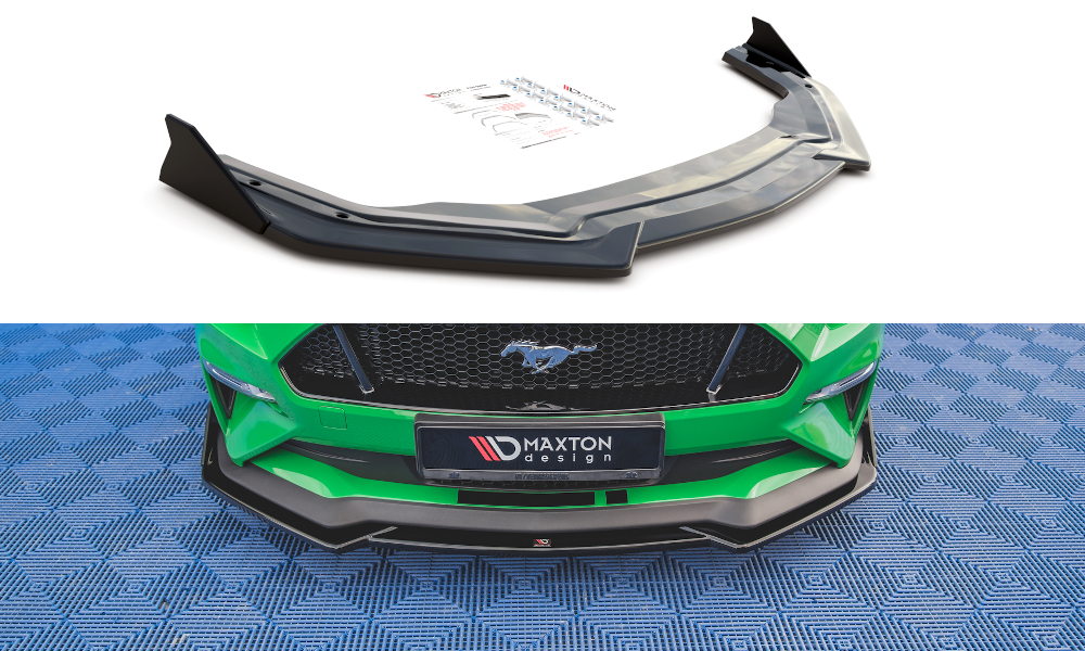 Lame Du Pare-Chocs Avant V.1 + Ailerons Ford Mustang GT Mk6 Facelift FO-MU-6F-GT-FD1G+FSF