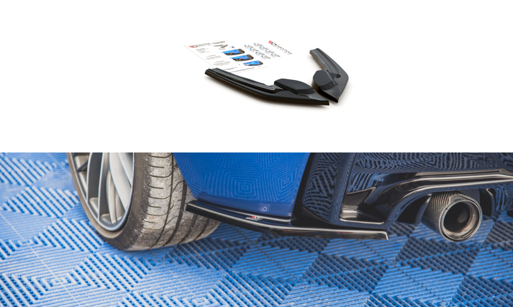 Lames De Pare-Chocs Arrière Latérales V.2 BMW M135i F20 BM-1-F20-M-RSD2G