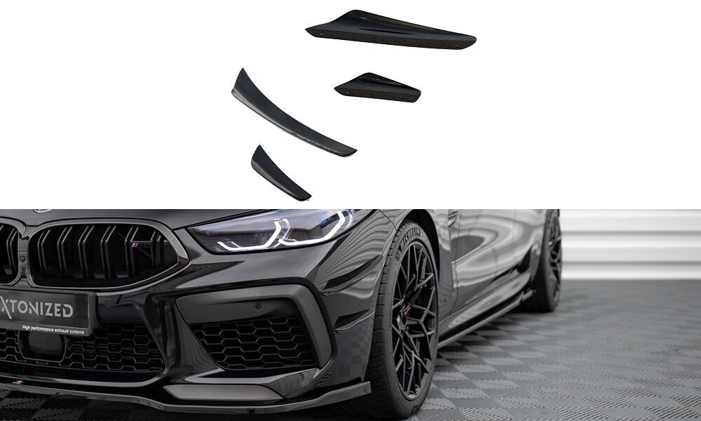 Ailes de pare-chocs avant (Canards) BMW M8 Gran Coupe F93 / Coupe F92 BM-M8-G16-CAN1