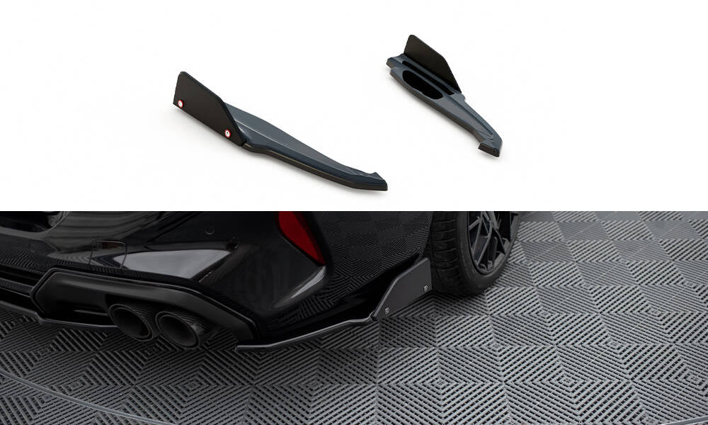 Lames De Pare-Chocs Arrière Latérales V.1 + Ailerons BMW M8 Gran Coupe F93 / Coupe F92 BM-M8-G16-GC-RSD1G+RSF