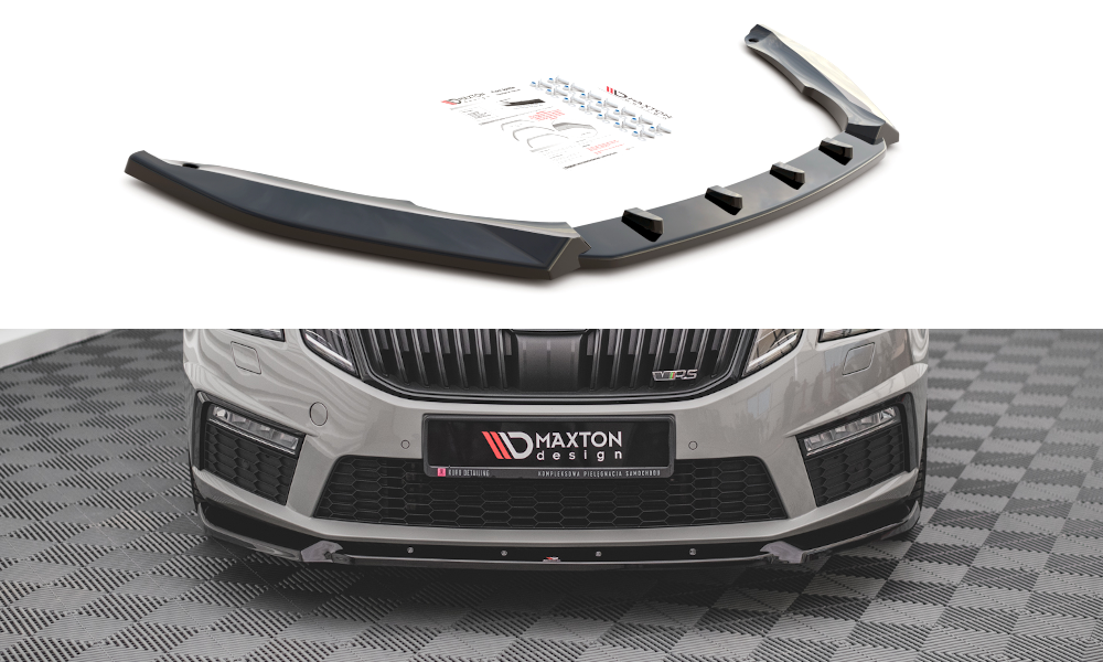 Lame Du Pare-Chocs Avant V.2 Skoda Octavia RS Mk3 Facelift SK-OC-3F-RS-FD2G