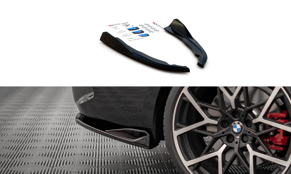 Lames De Pare-Chocs Arrière Latérales V.2 BMW 4 M-Pack G22 BM-4-G22-MPACK-RSD2G