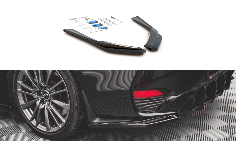 Lames De Pare-Chocs Arrière Latérales Infiniti Q60 S Mk2 IN-Q60S-2-RSD1G
