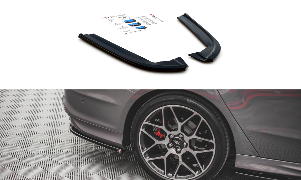 Lames De Pare-Chocs Arrière Latérales V.1 Ford Mondeo ST-Line Mk5 Facelift FO-MO-5F-STLINE-RSD1G