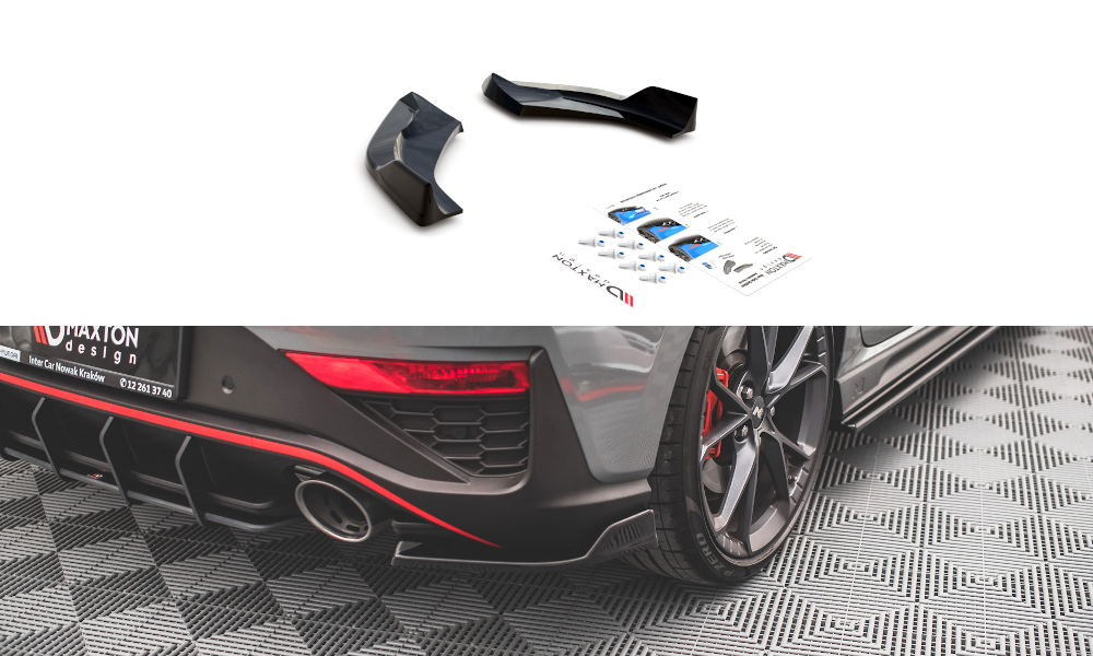 Lames De Pare-Chocs Arrière Latérales V.3 Hyundai I30 N Hatchback Mk3 Facelift HY-I30-3F-N-RSD3G