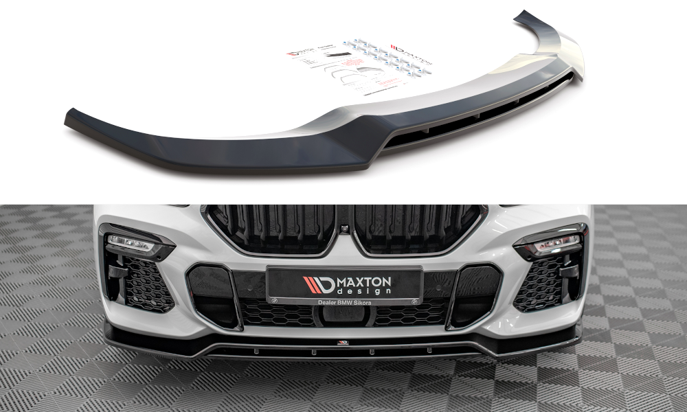 Lame Du Pare-Chocs Avant V.2 BMW X6 M-Pack G06 BM-X6-06-MPACK-FD2G+FD2RG