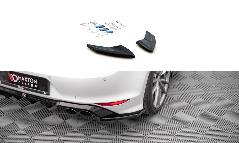 Lames De Pare-Chocs Arrière Latérales V.4 Volkswagen Golf R Mk7 VW-GO-7-R-RSD4G