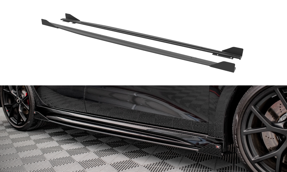 Street Pro Rajouts Des Bas De Caisse + Flaps Audi RS3 Sportback 8Y AURS38YCNC-SD1BRB+SRF1G