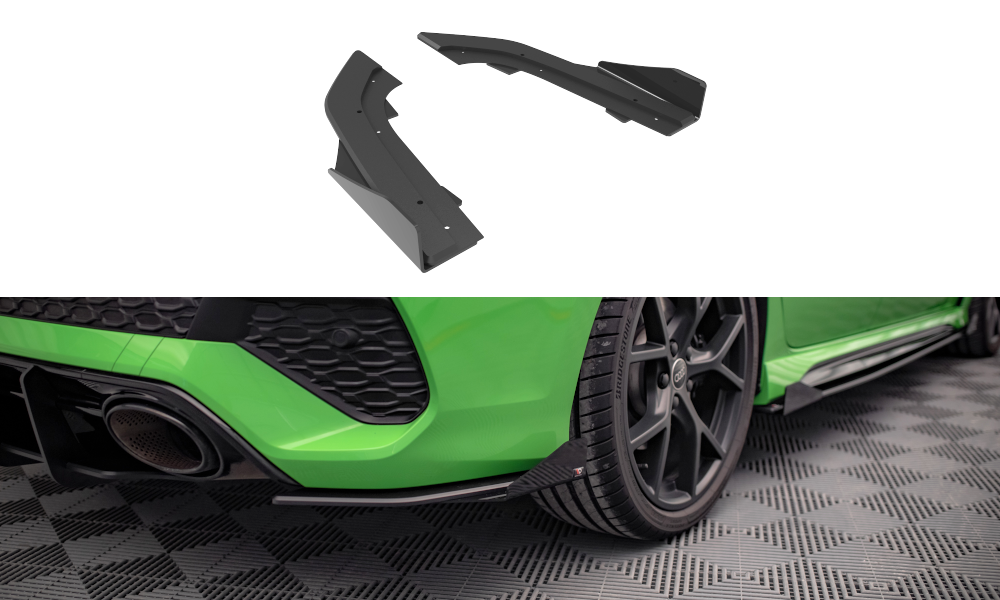 Street Pro Lame Du Pare Chocs Arriere + Flaps Audi RS3 Sedan 8Y AURS38YSCNC-RSD1B+RSF1G