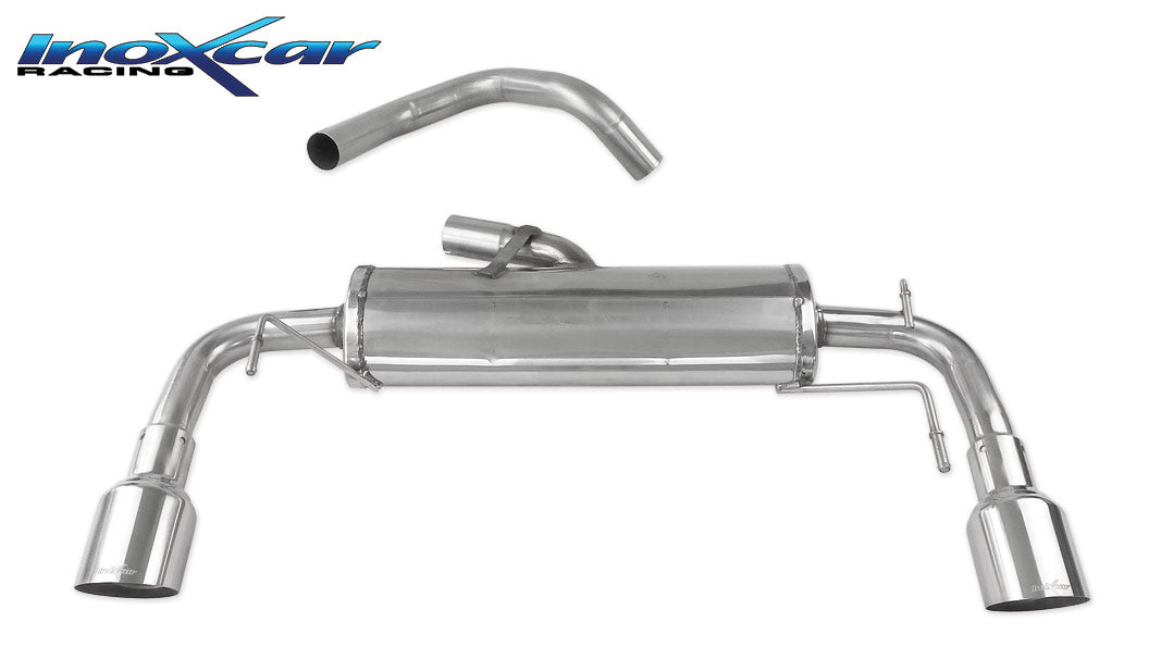 Silencieux arrière inoxcar FICQ.03.102R