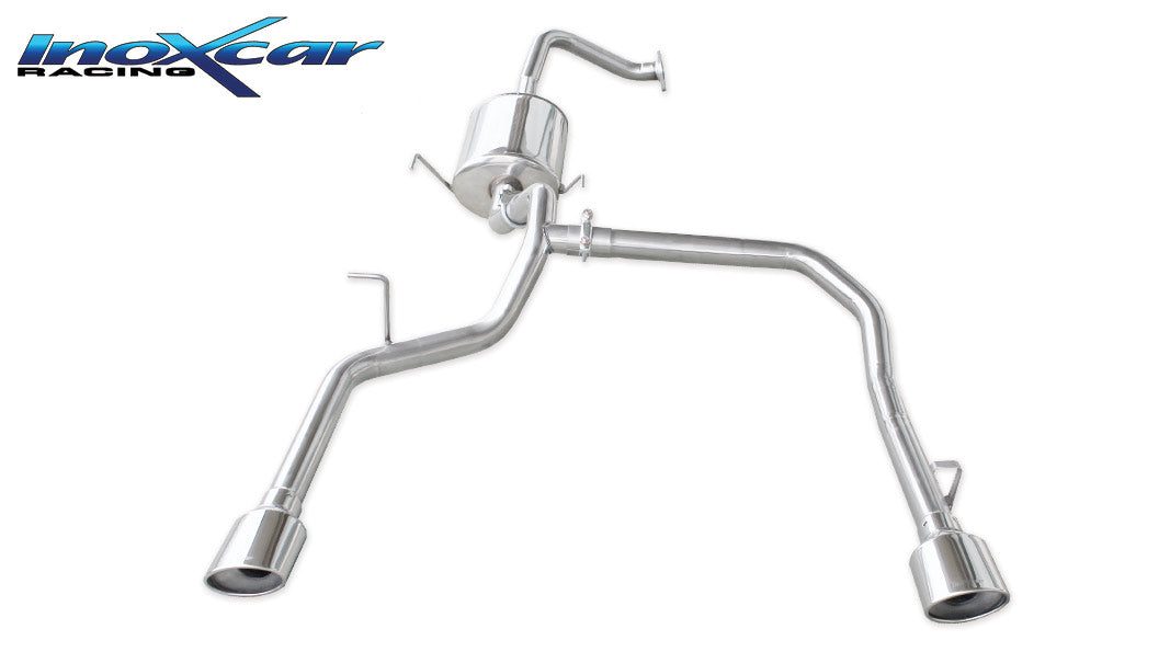 Silencieux arrière inoxcar KISO.01.120