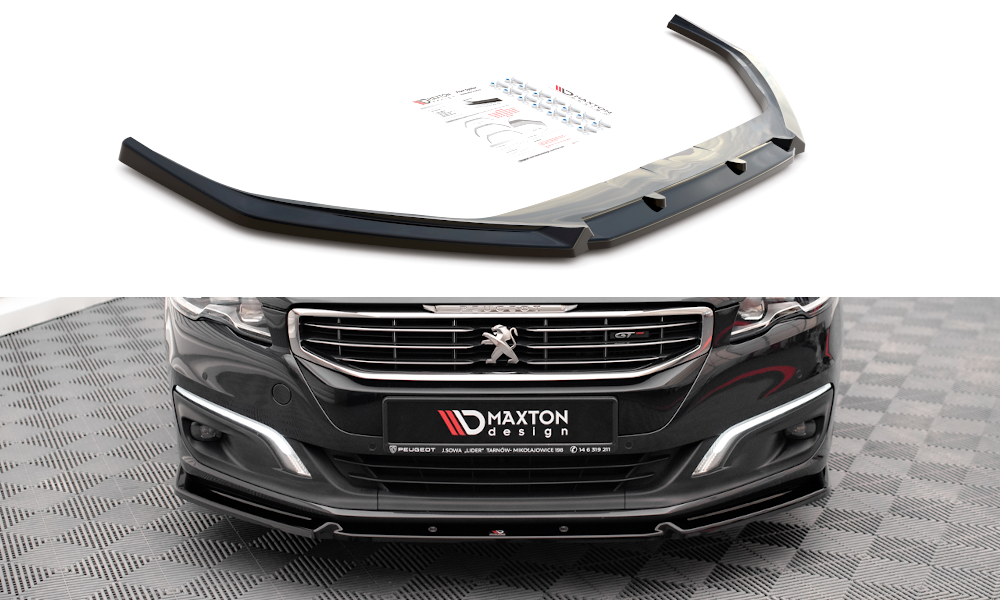 Lame Du Pare-Chocs Avant V.1 Peugeot 508 GT Mk1 Facelift PE-508-1F-GT-FD1G