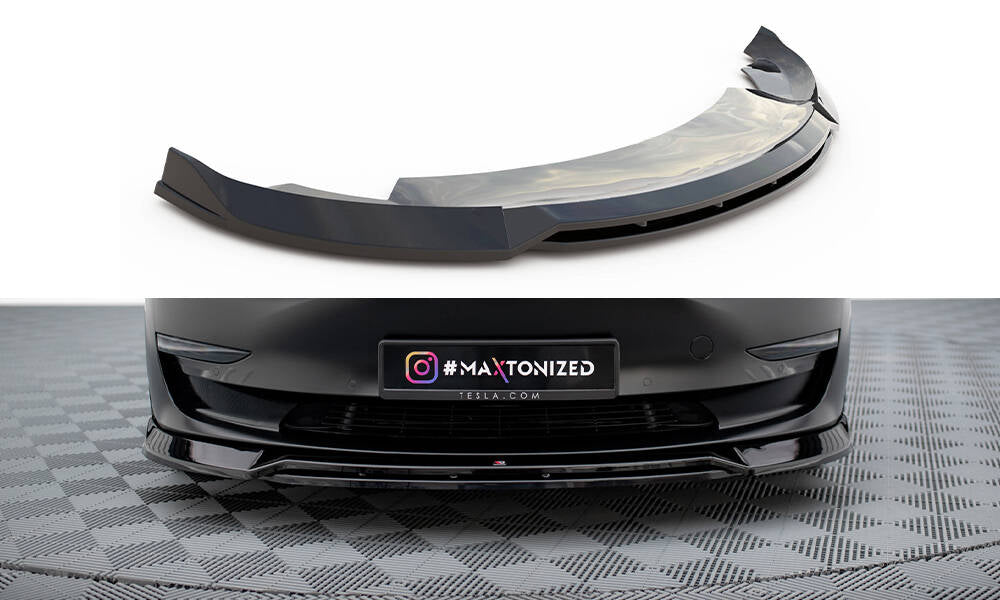 Lame Du Pare-Chocs Avant V.3 Tesla Model 3 TE-MODEL3-1-FD3G+FD3RG
