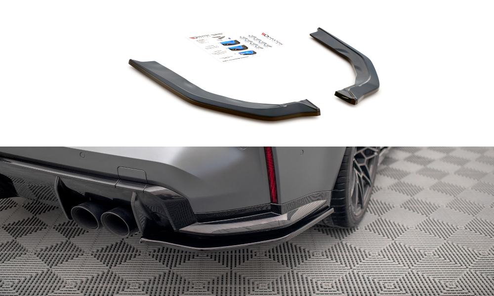 Lames De Pare-Chocs Arrière Latérales V.2 BMW M3 G80 BM-3-G80-M-RSD2G