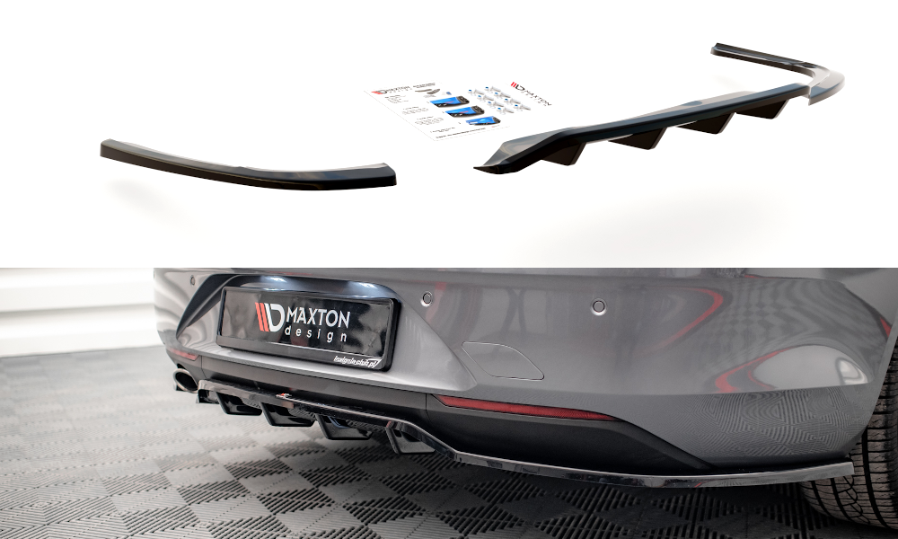 Central Arriere Splitter (avec une barre verticale) Opel Insignia Mk2 OP-IS-B-RSD1G+RD1G