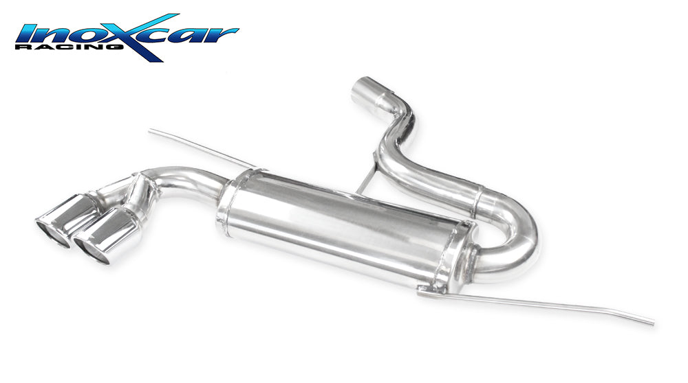 Silencieux arrière inoxcar OVAU.15.XR80
