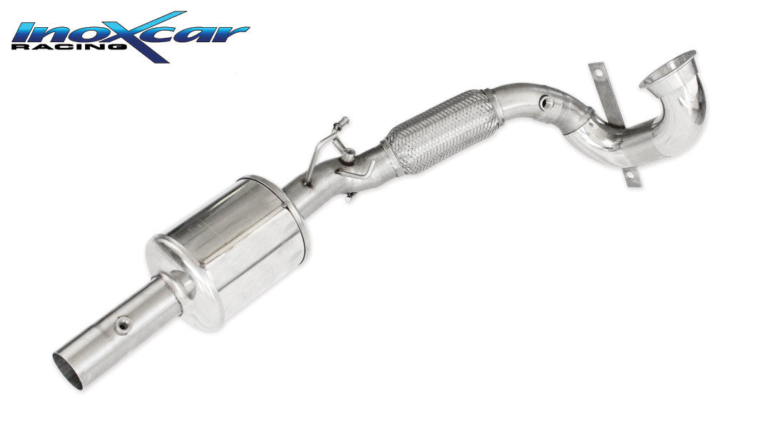 Tuyau de remplacement FAP/CATA + silencieux Inoxcar AFA1.03SIL