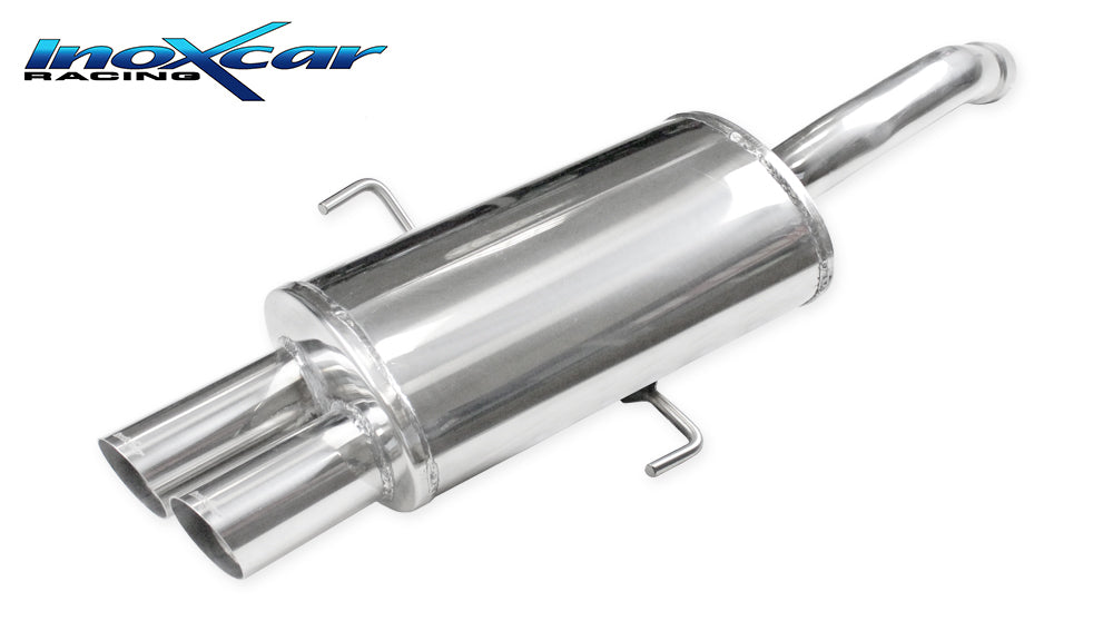 Silencieux arrière inoxcar OVAL.06.RA