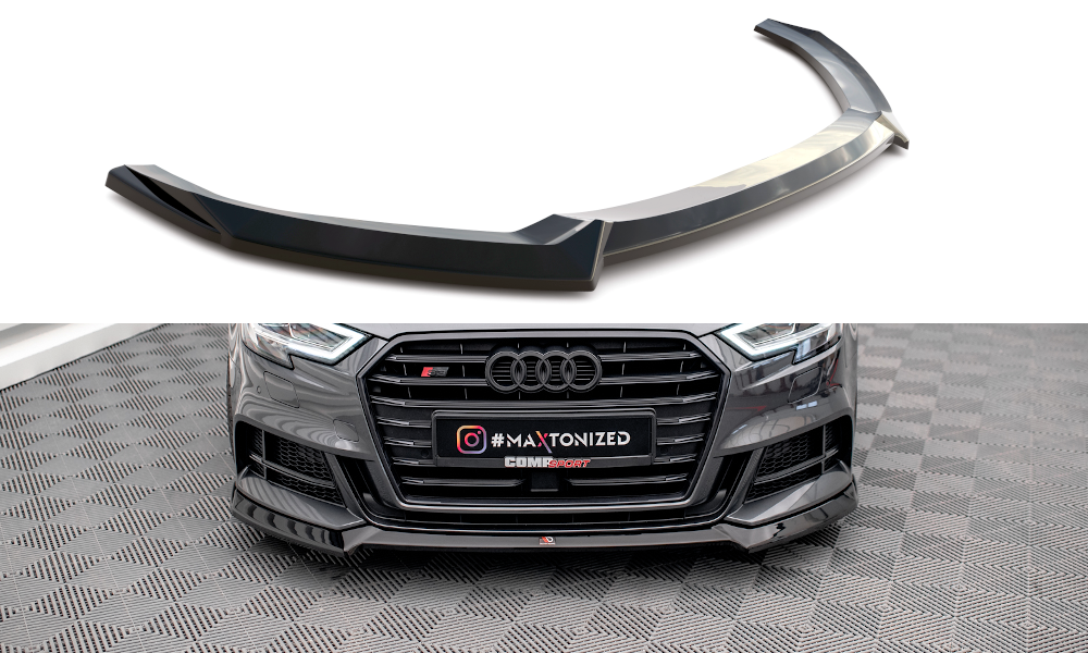 Lame Du Pare-Chocs Avant V.3 Audi S3 / A3 S-Line Sportback 8V Facelift AU-S3-3F-SB-FD3G