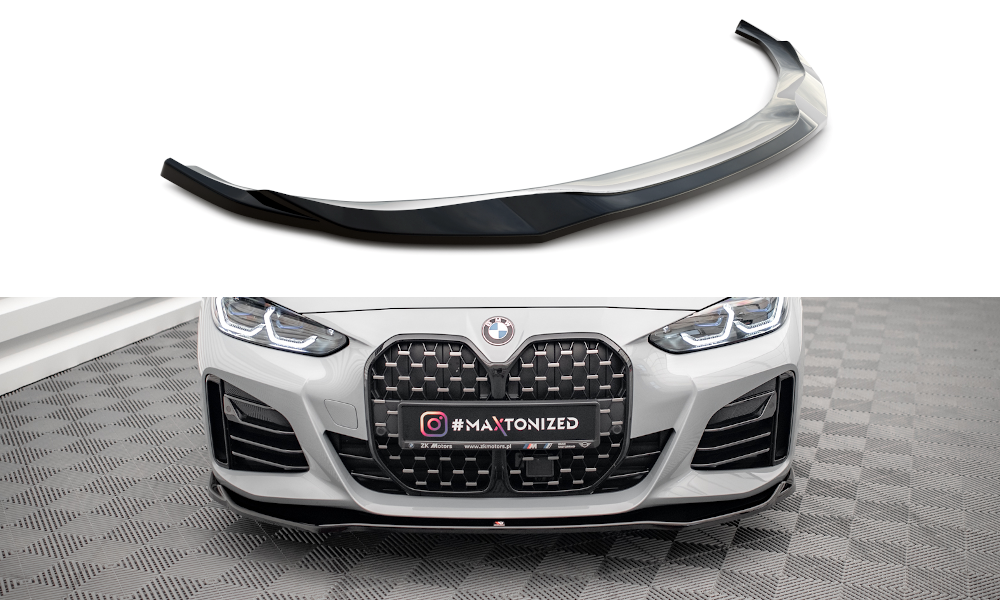 Lame Du Pare-Chocs Avant V.1 BMW 4 / i4 Gran Coupe M-Pack / M440i G26 BM-4-G26-MPACK-GC-FD1G