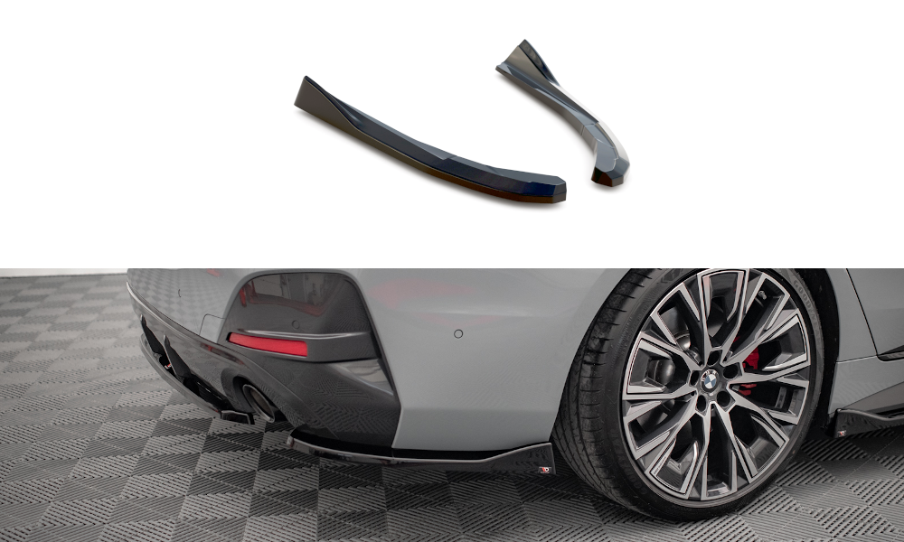 Lames De Pare-Chocs Arrière Latérales V.2 BMW 4 Gran Coupe M-Pack G26 BM-4-G26-MPACK-GC-RSD2G