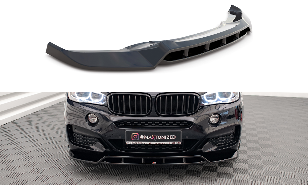 Lame Du Pare-Chocs Avant V.2 BMW X6 M-Pack F16 BM-X6-16-MPACK-FD2G+FD2RG