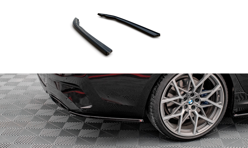Lames De Pare-Chocs Arrière Latérales V.4 BMW M340i G20 / G21 BM-3-20-MPACK-RSD4G