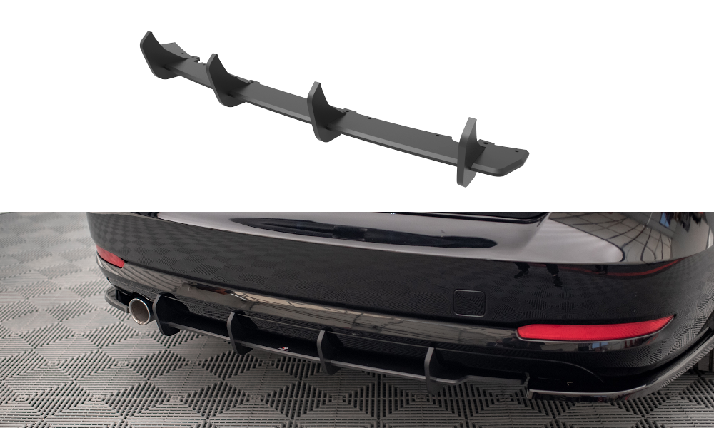 Street Pro Central Diffuseur Arriere BMW 3 GT F34 BM334GTCNC-RS1B+BRBI