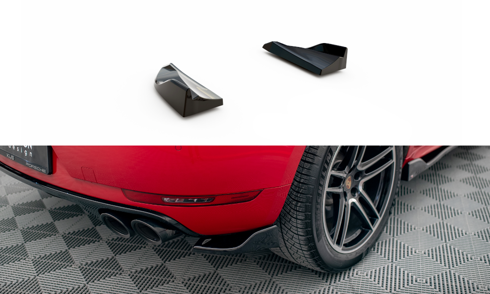 Lames De Pare-Chocs Arrière Latérales Porsche Macan Mk1 Facelift PO-MA-1F-RSD1G