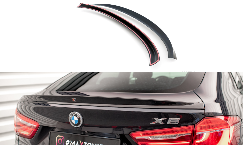 Spoiler Cap V.2 BMW X6 F16 M-Pack / X6 M F86 BM-X6-16-MPACK-CAP3G