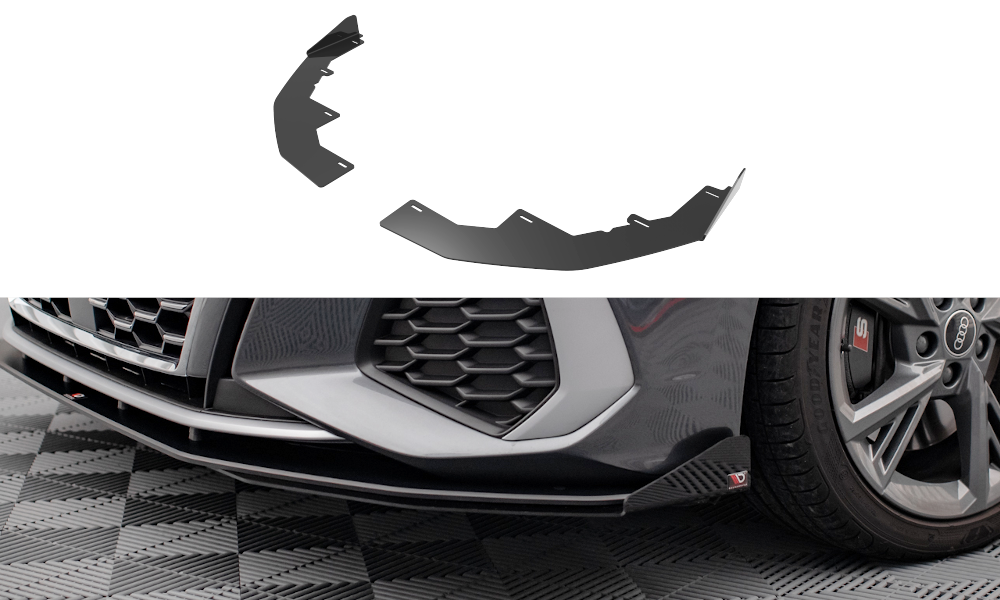 Front Flaps Audi S3/A3 S-Line 8Y AUA38YSLINECNC-FSF1G