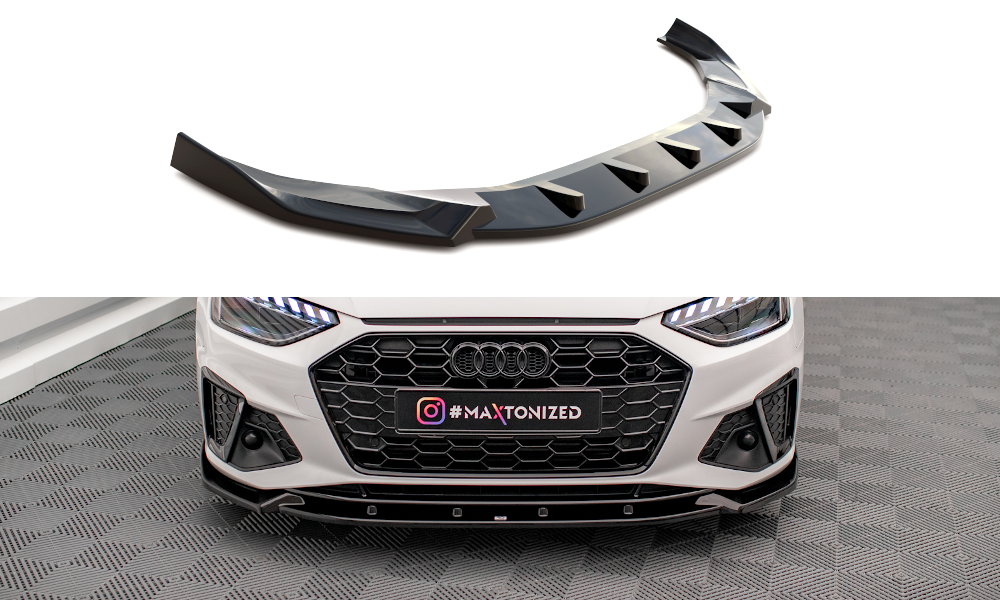 Lame Du Pare-Chocs Avant V.1 Audi A4 S-Line / S4 B9 Facelift AU-A4-B9F-SLINE-FD1G