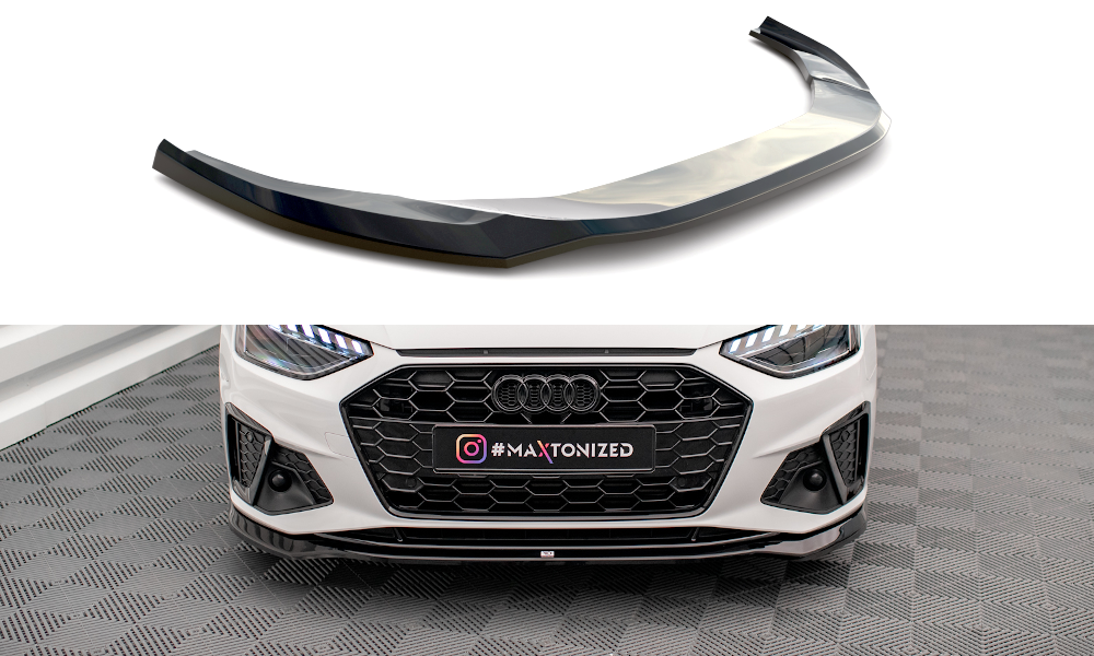 Lame Du Pare-Chocs Avant V.2 Audi A4 S-Line / S4 B9 Facelift AU-A4-B9F-SLINE-FD2G
