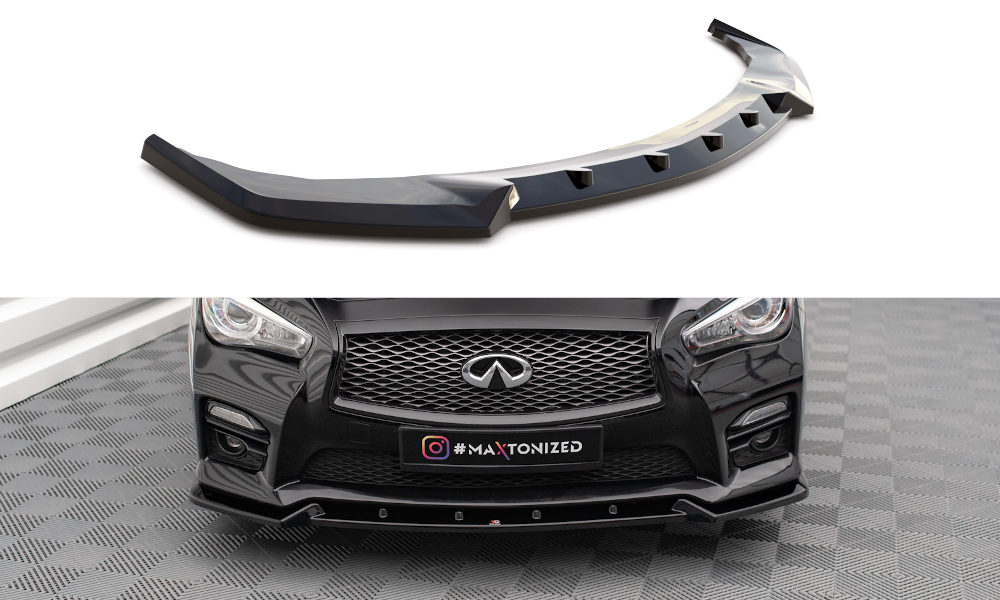 Lame Du Pare-Chocs Avant V.2 Infiniti Q50 S Mk1 IN-Q50S-1-FD2G