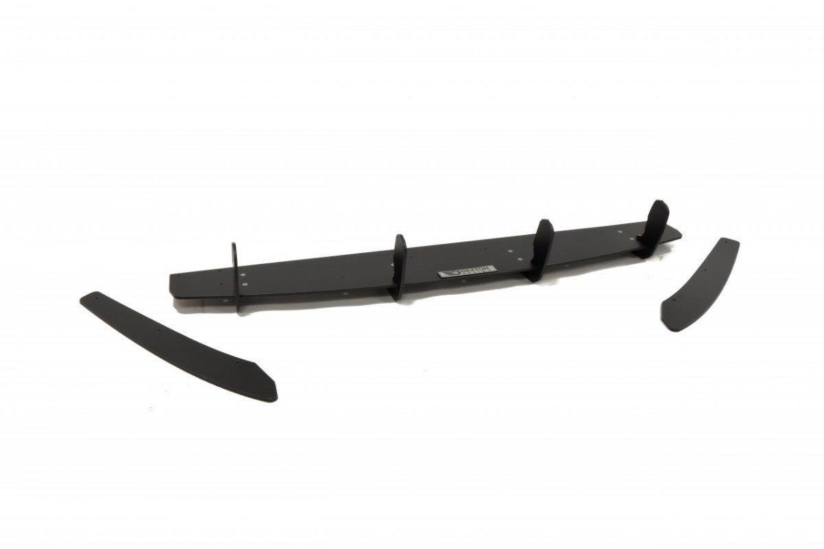 Diffuseur Arriere & Lame Du Pare Chocs Arriere Audi A6 S-Line C7 (d'échappement 2x1) AU-A6-C7-SLINE-AV-CNC-RS2A