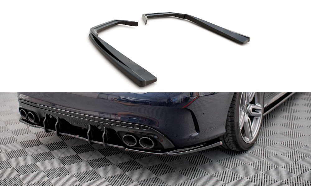 Lames De Pare-Chocs Arrière Latérales Mercedes-AMG C 43 Sedan W205 Facelift ME-C-205-AMG-RSD2G
