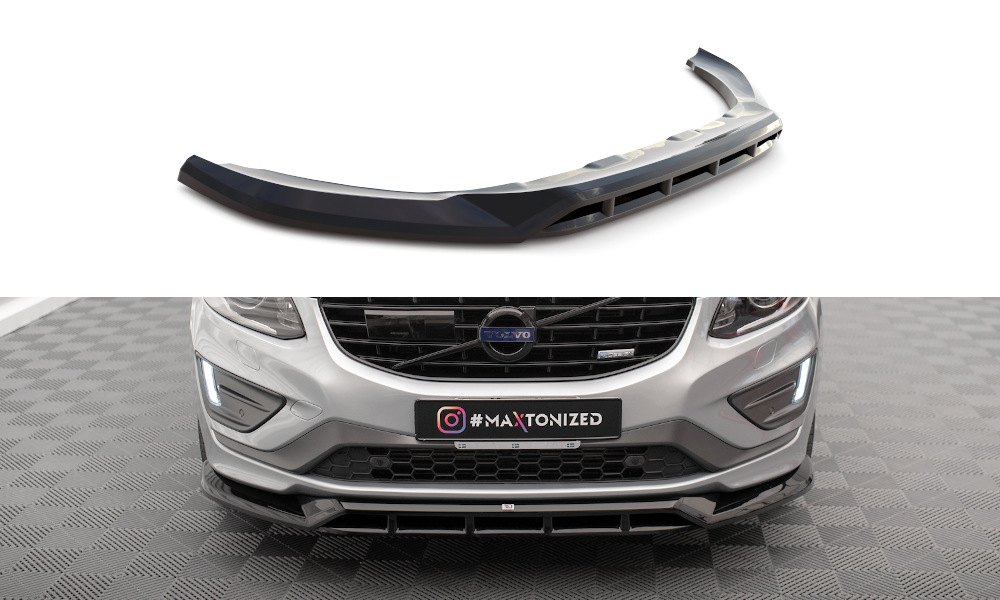 Lame Du Pare-Chocs Avant Volvo XC60 R-Design Mk1 Facelift VO-XC60-1F-RDESIGN-FD1G+FD1RG