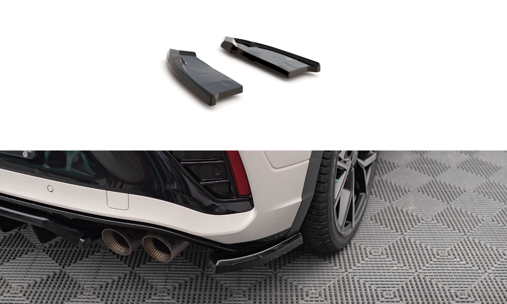 Lames De Pare-Chocs Arrière Latérales Volkswagen T-Roc R / R-Line Mk1 Facelift VW-T-ROC-1-R-RSD1G