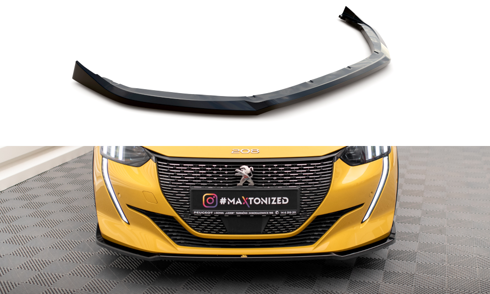 Lame Du Pare-Chocs Avant V.2 Peugeot 208 GT Mk2 PE-208-2-GT-FD2G