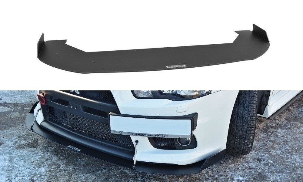 SPORT LAME DU PARE-CHOCS AVANT V.1 Mitsubishi Lancer Evo X MI-LA-10-EVO-CNC-FD1A