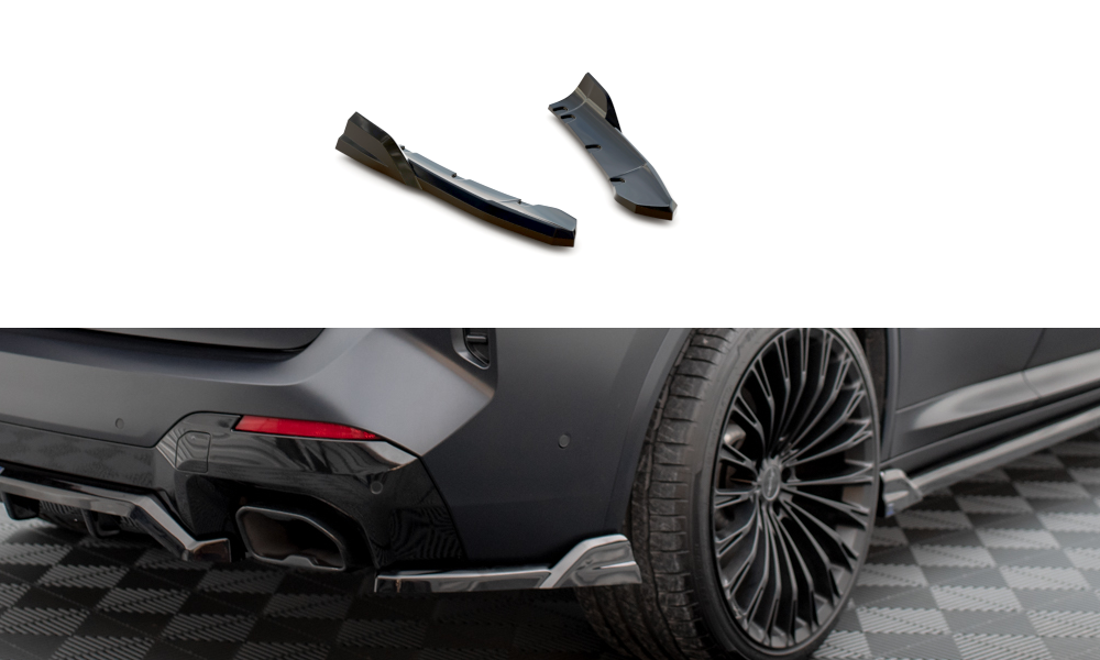 Lames De Pare-Chocs Arrière Latérales BMW X3 M-Pack G01 Facelift BM-X3-01F-MPACK-RSD1G