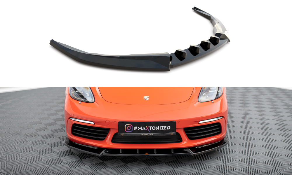 Lame Du Pare-Chocs Avant V.1 Porsche 718 Cayman 982c PO-CA-718-FD1G