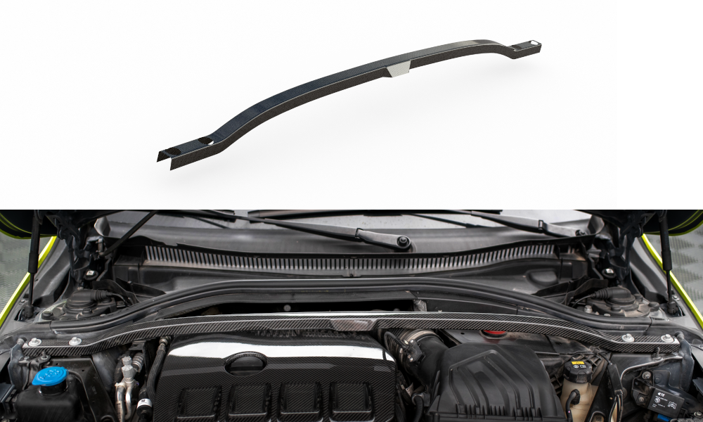Carbon Fiber Strut Bar Cover BMW 1 F40 M135i CF-BM-1-40-M-SB1-245-P